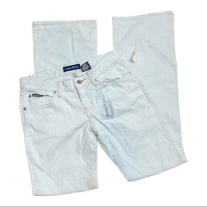 Vintage Y2K NWT Deadstock Candies Light Blue Flare Leg Corduroy Pants